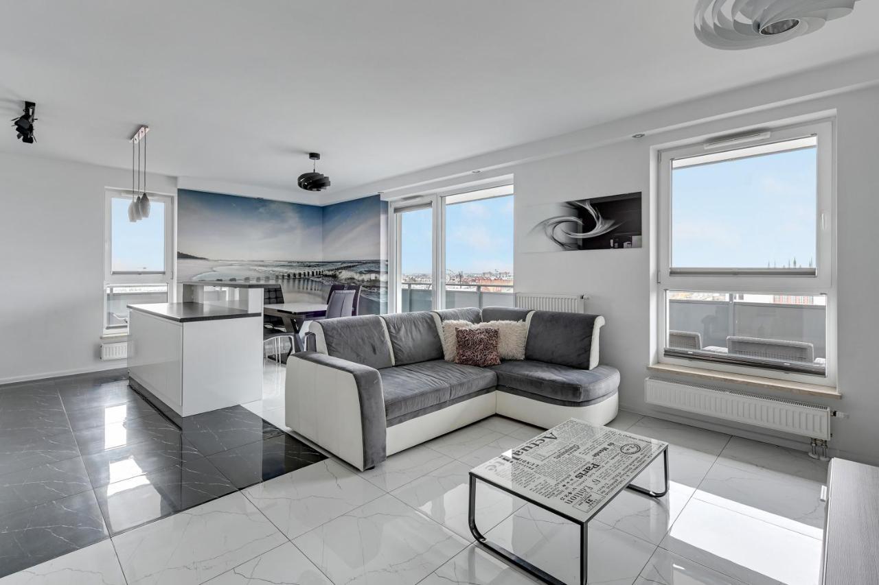 Grand Apartments - Luxury Apartment On The 11Th Floor With A View Of The Old Town Gdansk Dış mekan fotoğraf